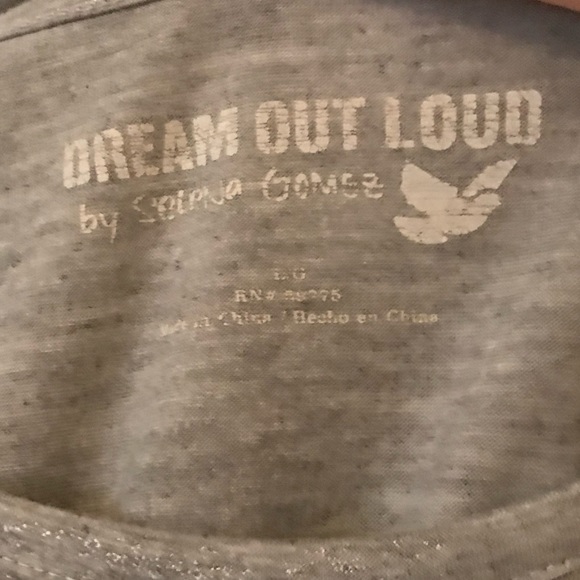 Juniors sizing dress in gray color with silver color studs in size large . - Picture 2 of 3